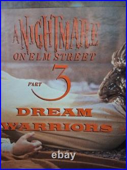 HUGE RARE Subway Poster Nightmare on the Elm Street 3 (1987) PROMO Rare Art