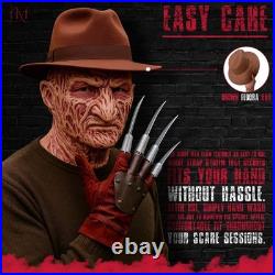 Halloween Creepy Killer Nightmare on Elm Street Hat & Claw Freddy Accessory Set