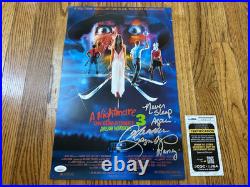 Heather Langenkamp Signed 11x17 Nightmare on Elm Street 3 Mini Movie Poster JSA