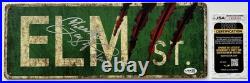 Heather Langenkamp Signed A Nightmare On Elm St. 16x6 Street Sign + Cn Jsa Coa