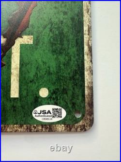 Heather Langenkamp Signed A Nightmare On Elm St. 16x6 Street Sign + Cn Jsa Coa