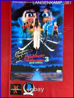 Heather Langenkamp signed 11x17 photo A Nightmare on Elm Street Nancy Beckett Heather Langenkamp signed 11x17 photo A Nightmare on Elm Street Nancy Beckett