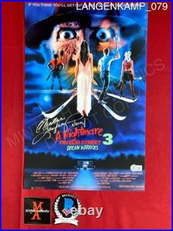 Heather Langenkamp signed 11x17 photo A Nightmare on Elm Street Nancy Beckett