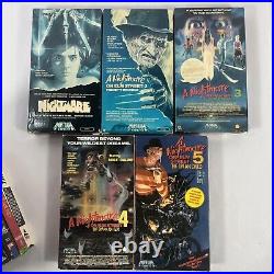 Horror Movie VHS Tape Lot Media Friday 13th Nightmare on Elm St Cujo Halloween