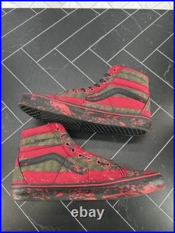 House of Terror Vans Sk8 High The Nightmare on Elm Street Size 11.5 VN0A4U3CZV1