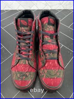 House of Terror Vans Sk8 High The Nightmare on Elm Street Size 11.5 VN0A4U3CZV1