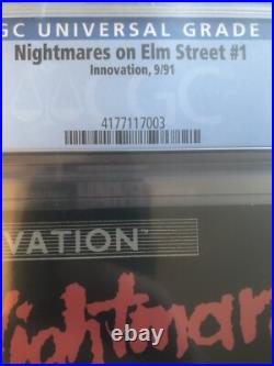 Htf Cgc 9.6 Nightmares On Elm Street #1 Innovation 1991