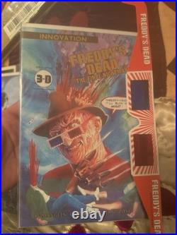 Innovation Nightmares on Elm Street Comic Lot #1-6 3-D Variant Freddy Krueger