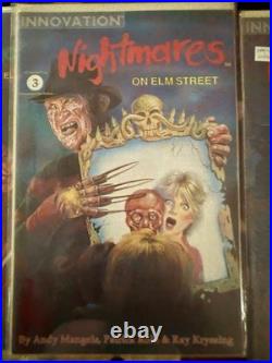 Innovation Nightmares on Elm Street Comic Lot #1-6 3-D Variant Freddy Krueger