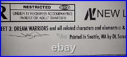 Jason Edmiston Nightmare On Elm Street 3 Dream Warriors Movie Poster Mondo