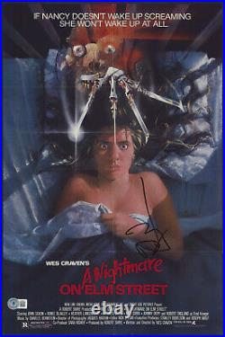 Johnny Depp Signed Autograph A Nightmare On Elm Street 12x18 Photo Beckett