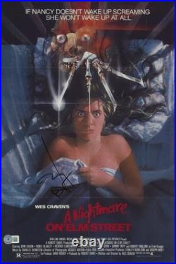 Johnny Depp Signed Autograph A Nightmare On Elm Street 12x18 Photo Beckett