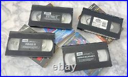 LOT- 80's Horror VHS Tapes Nightmare on Elm Street 1-4 Freddy's Revenge ETC