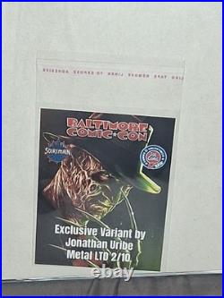 Limited To 10 Birth Of A Slasher Nightmare On Elm Street Freddy Metal Uribe