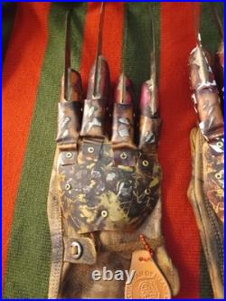 Lot Of 2! A Nightmare On Elm Street 4 Dream Master Freddy Krueger Diner Glove