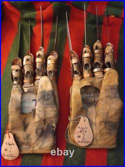Lot Of 2! A Nightmare On Elm Street 4 Dream Master Freddy Krueger Diner Glove