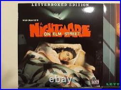 Lot Of 4 Laserdiscs, A Nightmare On Elm Street 1, 2, 3, Wes Craven, Horror Hotel