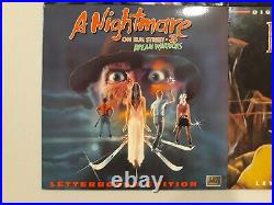 Lot Of 4 Laserdiscs, A Nightmare On Elm Street 1, 2, 3, Wes Craven, Horror Hotel