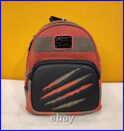 Loungefly Freddy Krueger Nightmare on Elm Street Sweater Mini Backpack NEW