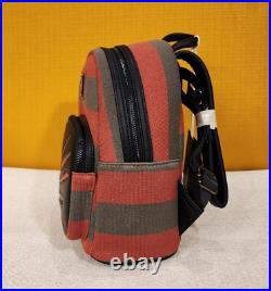 Loungefly Freddy Krueger Nightmare on Elm Street Sweater Mini Backpack NEW