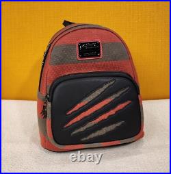 Loungefly Freddy Krueger Nightmare on Elm Street Sweater Mini Backpack NEW