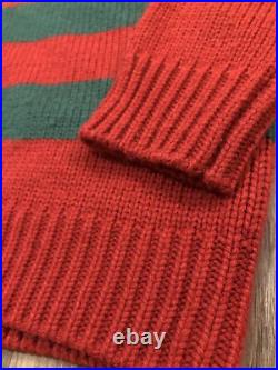 MONDO Freddy Krueger Knit Sweater Nightmare On Elm Street Horror Sweater SMALL S