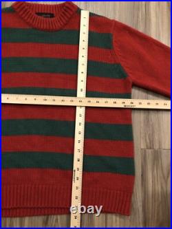 MONDO Freddy Krueger Knit Sweater Nightmare On Elm Street Horror Sweater SMALL S