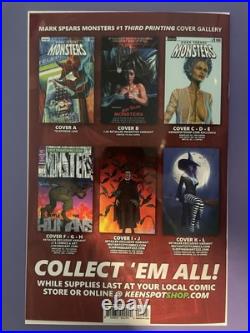 Mark Spears Monsters #1 120 Nightmare On Elm Street Poster Homage Easy 9.8 Mark Spears Monsters #1 120 Nightmare On Elm Street Poster Homage Easy 9.8