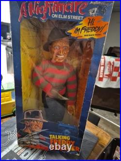 Matchbox 1989 Nightmare on Elm Street FREDDY KRUEGER DOLL Figure He STILL TALKS