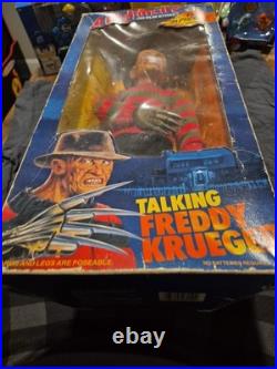 Matchbox 1989 Nightmare on Elm Street FREDDY KRUEGER DOLL Figure He STILL TALKS
