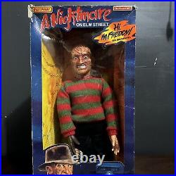 Matchbox 1989 Nightmare on Elm Street FREDDY KRUEGER DOLL Figure He STILL TALKS