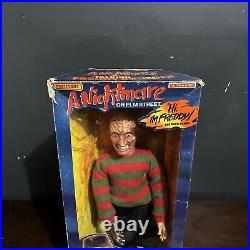 Matchbox 1989 Nightmare on Elm Street FREDDY KRUEGER DOLL Figure He STILL TALKS