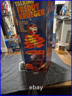 Matchbox 1989 Nightmare on Elm Street FREDDY KRUEGER DOLL Figure He STILL TALKS