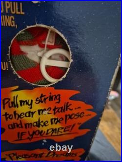 Matchbox 1989 Nightmare on Elm Street FREDDY KRUEGER DOLL Figure He STILL TALKS