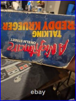 Matchbox 1989 Nightmare on Elm Street FREDDY KRUEGER DOLL Figure He STILL TALKS