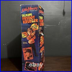 Matchbox 1989 Nightmare on Elm Street FREDDY KRUEGER DOLL Figure He STILL TALKS