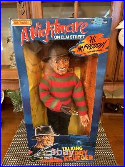 Matchbox A Nightmare on Elm Street Freddy Krueger Talking Doll 1989- New+Works