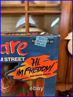 Matchbox A Nightmare on Elm Street Freddy Krueger Talking Doll 1989- New+Works