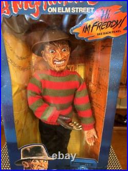 Matchbox A Nightmare on Elm Street Freddy Krueger Talking Doll 1989- New+Works