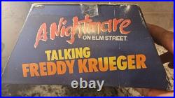 Matchbox Freddy Krueger Talking Figure Nightmare on Elm Street 1989 18in Tall