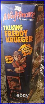 Matchbox Freddy Krueger Talking Figure Nightmare on Elm Street 1989 18in Tall