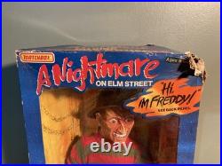 Matchbox Freddy Krueger Talking Working Nightmare on Elm Street 1989 18 in Box