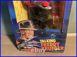 Matchbox Freddy Krueger Talking Working Nightmare on Elm Street 1989 18 in Box