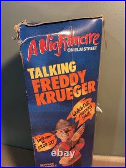 Matchbox Freddy Krueger Talking Working Nightmare on Elm Street 1989 18 in Box