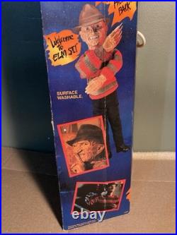 Matchbox Freddy Krueger Talking Working Nightmare on Elm Street 1989 18 in Box