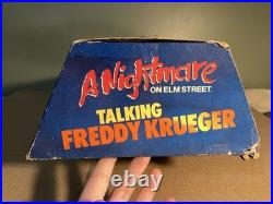 Matchbox Freddy Krueger Talking Working Nightmare on Elm Street 1989 18 in Box