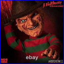 Mezco Nightmare On Elm Street Freddy Krueger Figure 15 Inch Talking Doll New