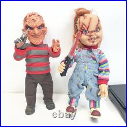 Mezco Talking Chucky & Freddy 15 Horror Doll Child's Play Nightmare Elm Street