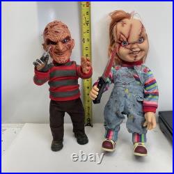 Mezco Talking Chucky & Freddy 15 Horror Doll Child's Play Nightmare Elm Street
