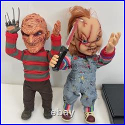 Mezco Talking Chucky & Freddy 15 Horror Doll Child's Play Nightmare Elm Street